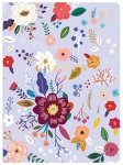 Zeszyt A5 60 kartek w kratkę Soft Touch GARDEN Kwiaty Interdruk mix (26782)