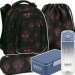 ZESTAW 5 el. Plecak wczesnoszkolny BackUP 24 L ROBOTY RED (PLB6R45SET5CZ)