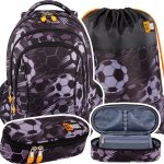 ZESTAW 3 el. Plecak wczesnoszkolny ST.RIGHT piłka nożna, CLASSIC BALL BP26 (67008SET3CZ)