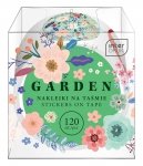 Naklejki na taśmie FLOWERS Kwiaty 120 szt (31625)