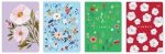 4x Zeszyt A5 60 kartek w linię Soft Touch GARDEN Kwiaty Interdruk (26805SET4CZ)