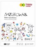 Bazgrownik A4 100 KARTEK Happy Color Biały blok rysunkowy (13850)