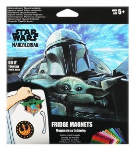 Magnesy na lodówkę 4 szt  Star Wars, MANDALORIAN Coolpack (79154PTR)