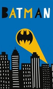 Ręcznik dziecięcy Batman 30 x 50 cm (BAT235014)