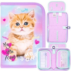 Piórnik bez wyposażenia ST.RIGHT My Little Friend PASTEL KITTY Kotek PC3 (68821)
