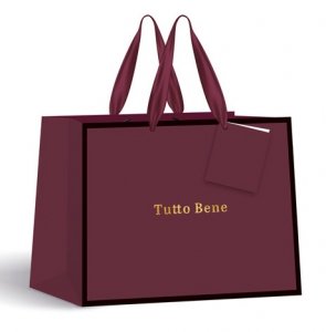 Torebka średnia pozioma GOLD na prezent TUTTO BENE Interdruk (56192)