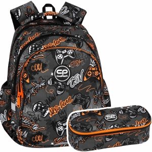 ZESTAW 2 el. Plecak wczesnoszkolny CoolPack JERRY 21 L pady, GAMER (F029827SET2CZ)