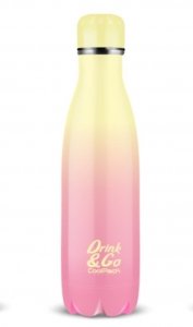 Bidon Drink&Go butelka termiczna CoolPack 500ml pastelowe ombre, GRADIENT PEACH (Z04514)