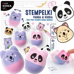 Stempelki WAŃKA WSTAŃKA PANDA I KUOKA pieczątki KIDEA (SWWPKKA)