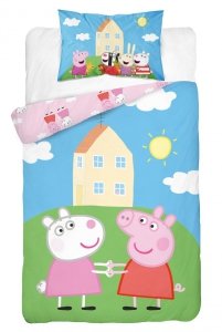Pościel niemowlęca ŚWINKA PEPPA 100x135 (PEP04)