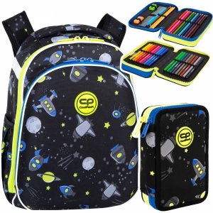 ZESTAW 2 el. Tornister Plecak CoolPack TURTLE  25 L rakiety, ATLANTIS (F015828SET2CZ)