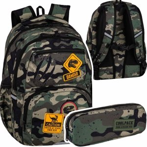 ZESTAW 2 el. Plecak CoolPack PICK  23 L moro, DANGER (F099812SET2CZ)