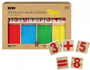 Zestaw edukacyjny drewniany do nauki liczenia BB KIDS Interdruk (31205)