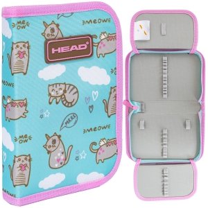 Piórnik bez wyposażenia HEAD pastelowy kotek, MEOW (503024065)