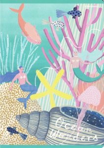 Zeszyt A5 w kolorową linię 32 kartki OCEAN WONDERS mix (400182345)