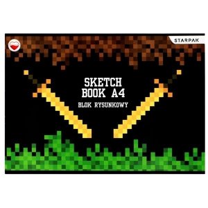 Blok rysunkowy A4 STRAPAK PIXEL Game (492040)