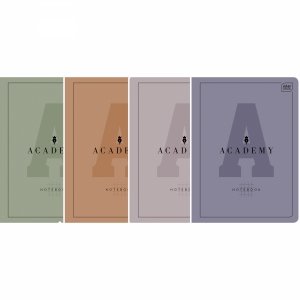 4x Zeszyt A5 60 kartek w kratkę ACADEMY (99185SET4CZ)
