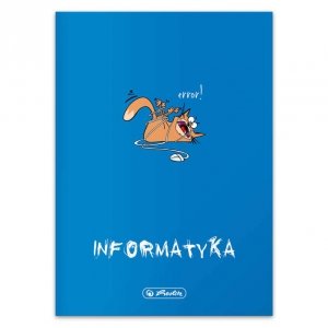 Zeszyt tematyczny przedmiotowy A5 60 kartek w kratkę EKO z polipropylenową okładką INFORMATYKA (00097)