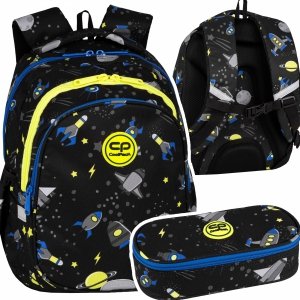 ZESTAW 2 el. Plecak wczesnoszkolny CoolPack JERRY 21 L rakiety, ATLANTIS (F029828SET2CZ)