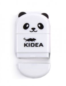 Temperówka z gumką MISIE Panda KIDEA (TGMKAD)