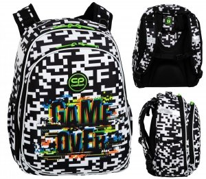 Tornister Plecak CoolPack TURTLE  25 L gra, GAME OVER (F015679)