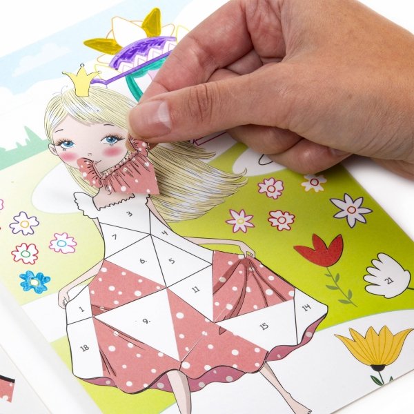 Kreatywna wyklejanka po numerach MAGICZNY ŚWIAT Kidea (KWPNBKA)