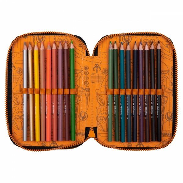 Piórnik CoolPack potrójny z wyposażeniem JUMPER 3 Star Wars, MANDALORIAN (F067781)