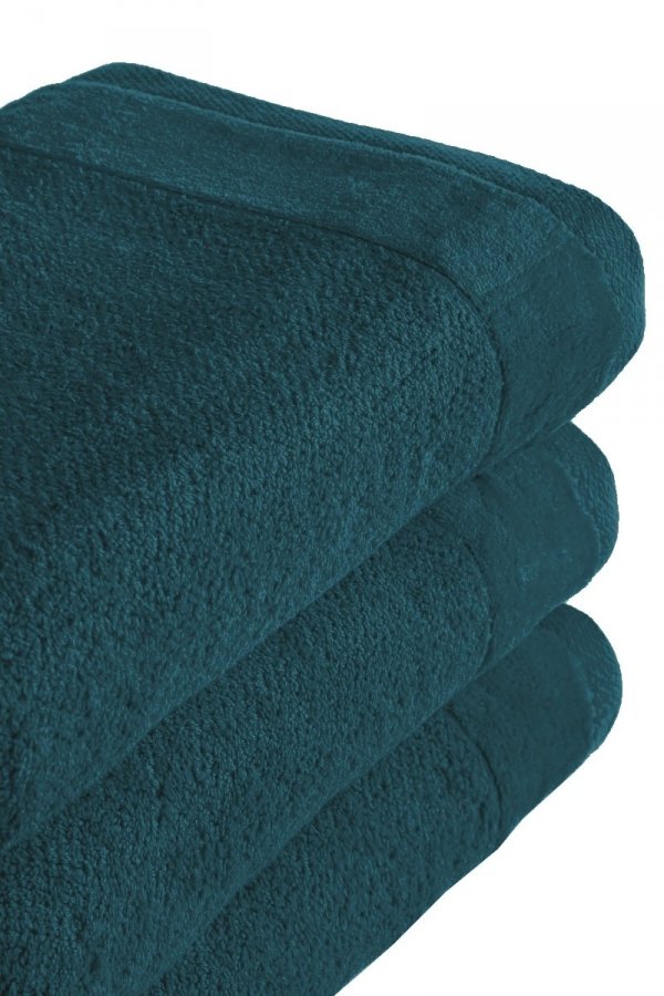 Ręcznik bawełniany VITO 50 x 90 cm TURQUISE DARK (43085)