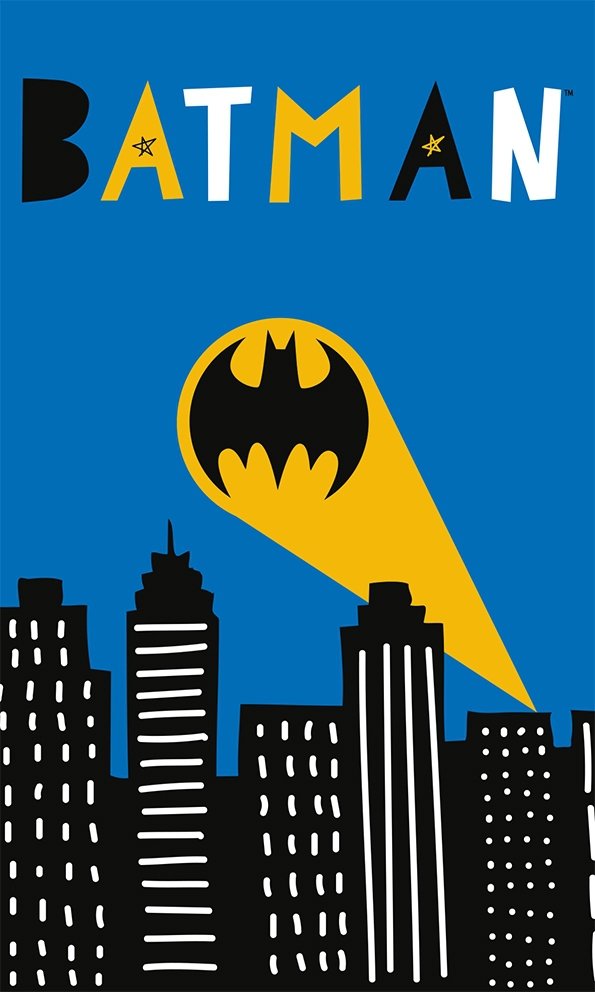 Ręcznik dziecięcy Batman 30 x 50 cm (BAT235014)
