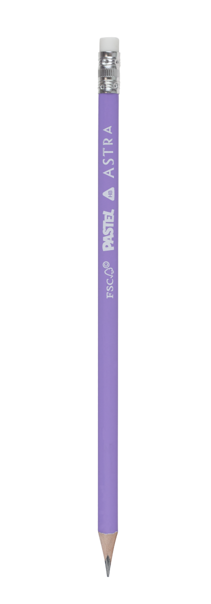 Ołówek pastelowy z gumką i miarką ASTRA (206120006)