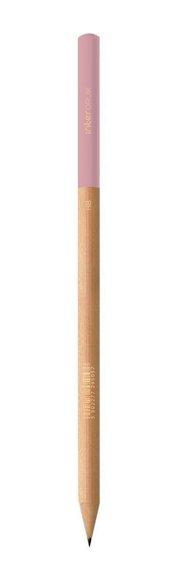 6x Ołówek okrągły HB INTERDRUK Satin Gold (95057SET6CZ)