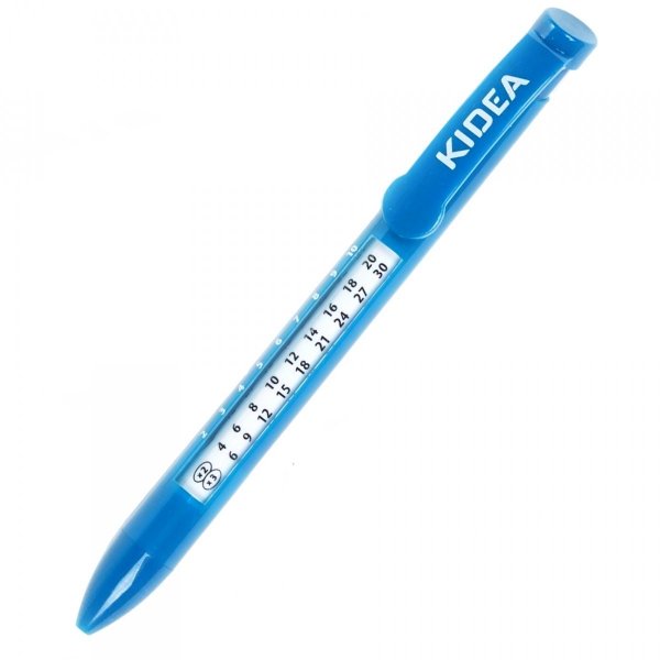 Długopis automatyczny z tabliczką mnożenia NIEBIESKI Kidea (DTMKAD)