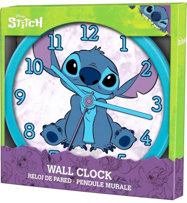 ZEGAR ŚCIENNY LILO I STITCH 25 cm (LAS3015)