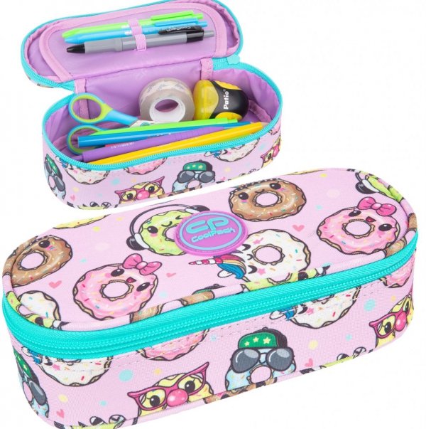 ZESTAW 3 el. Plecak CoolPack SPINER 24 L pączki, HAPPY DONUTS (F001665SET3CZ)