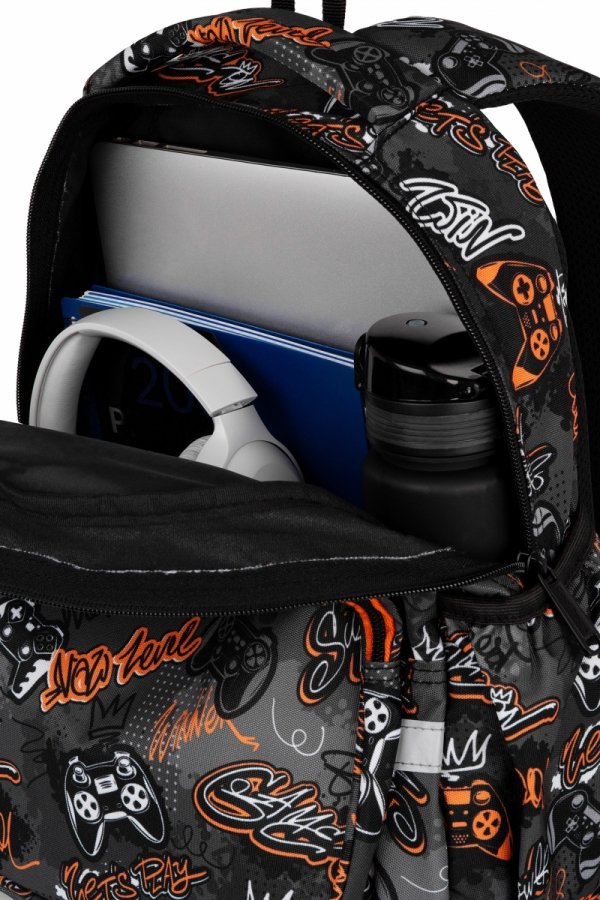 ZESTAW 3 el. Plecak wczesnoszkolny CoolPack JERRY 21 L pady, GAMER (F029827SET3CZ)