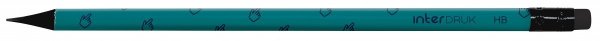 4x Ołówek z gumką HB ICON Interdruk (12877SET4CZ)