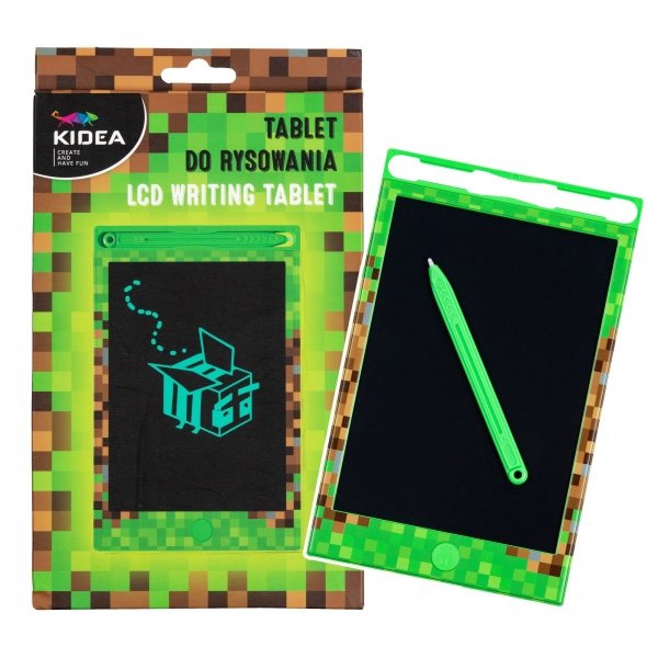 Tablet do rysowania LCD Kidea GAME dla fana gry MINECRAFT Matryca 8&quot; (TRFKA)