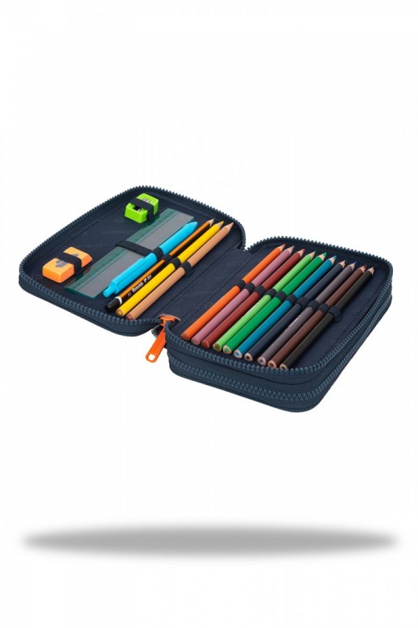 Piórnik CoolPack dwukomorowy z wyposażeniem JUMPER 2 samochody, OFFROAD (F066671)
