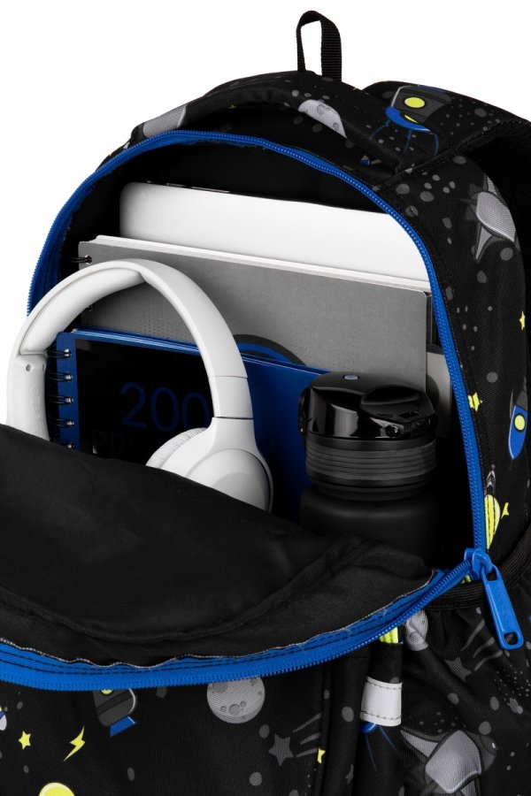 ZESTAW 3 el. Plecak wczesnoszkolny CoolPack JERRY 21 L rakiety, ATLANTIS (F029828SET3CZ)