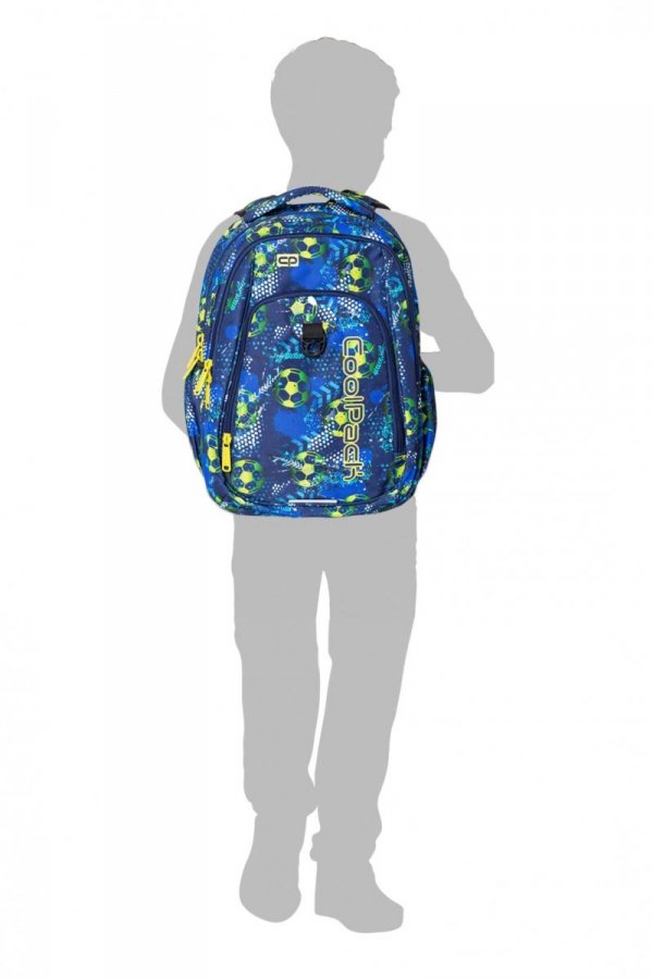 Plecak CoolPack STRIKE L  w kolorowe kwiaty, ALOHA BLUE (B18048)