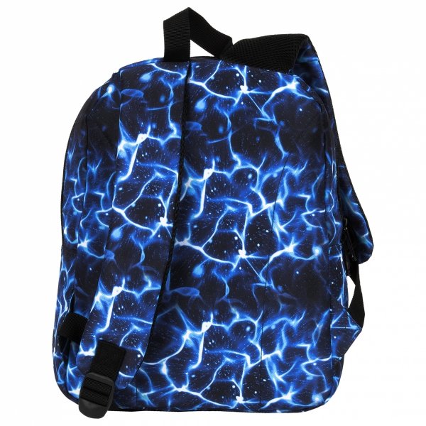 Plecak przedszkolny wycieczkowy BackUP 16 L niebieskie wzory, SKY WATER (PLB6F47)