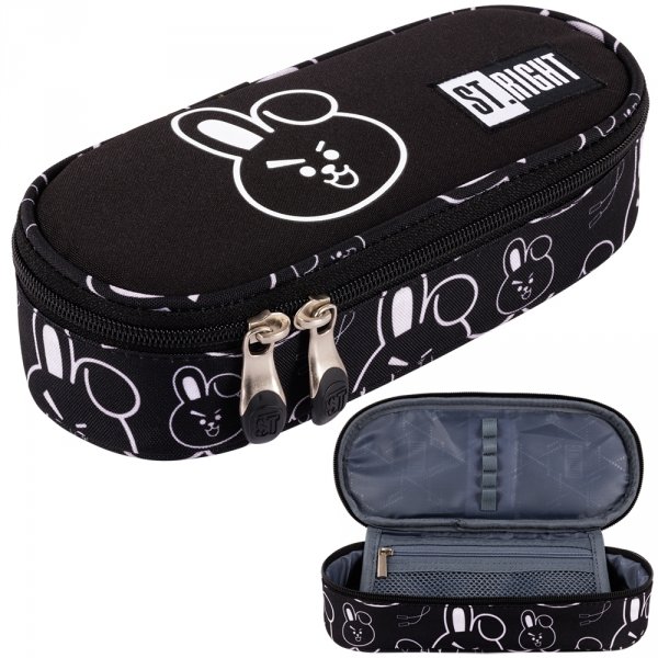 ZESTAW 5 el. Plecak szkolny młodzieżowy ST.RIGHT K-pop Cooky, CLEVER BUNNY BP6 (65554SET5CZ)