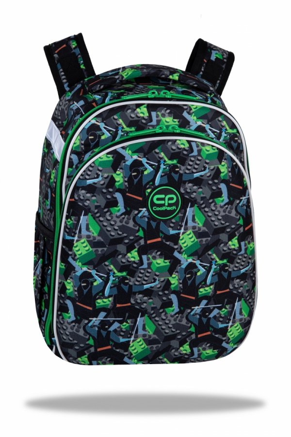 ZESTAW 3 el. Tornister Plecak CoolPack TURTLE  25 L klocki, KIDS FROM THE BLOCK (F015823SET3CZ)