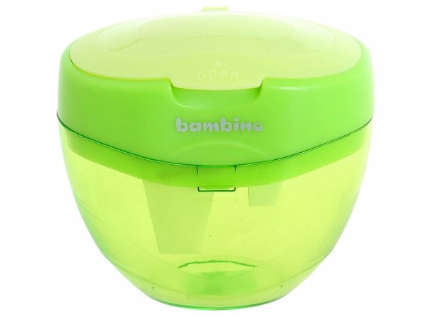 Temperówka potrójna plastikowa z pojemnikiem BAMBINO (03042)