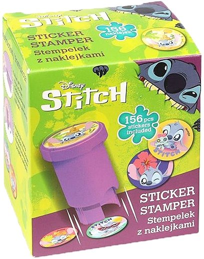 STEMPEL STITCH Z NAKLEJKAMI pieczątka 156 NAKLEJEK (80198)