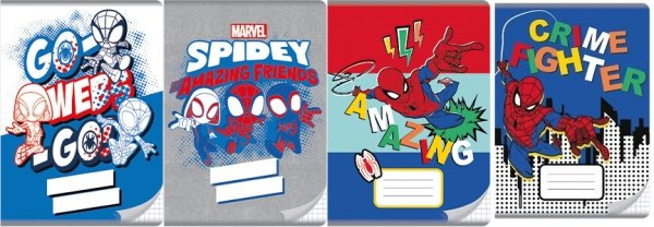 Zeszyt A5 w kratkę 16 kartek SPIDERMAN SPIDER MAN (13808)