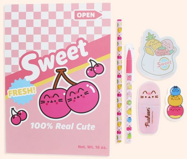 NOTES PAMIĘTNIK PUSHEEN FRUITS ZESTAW 6 EL. (60070)