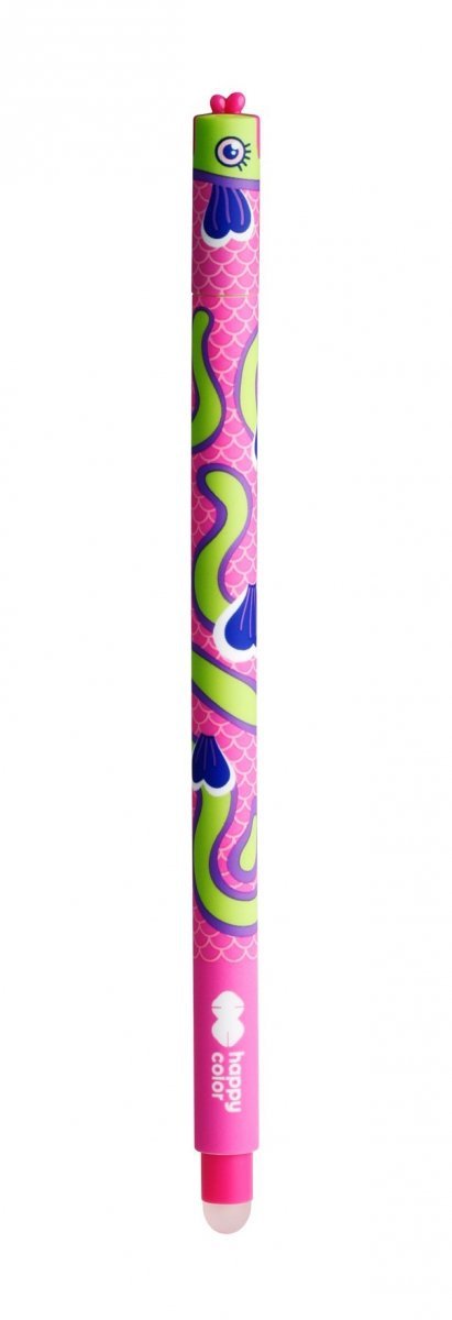 3x Długopis RYBKI RYBKA wymazywalny żelowy 0,5 mm Happy Color + wkłady (50961SET2CZ)