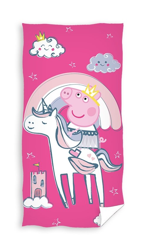 Ręcznik plażowy kąpielowy ŚWINKA PEPPA 70 x 140 cm (PP223018)