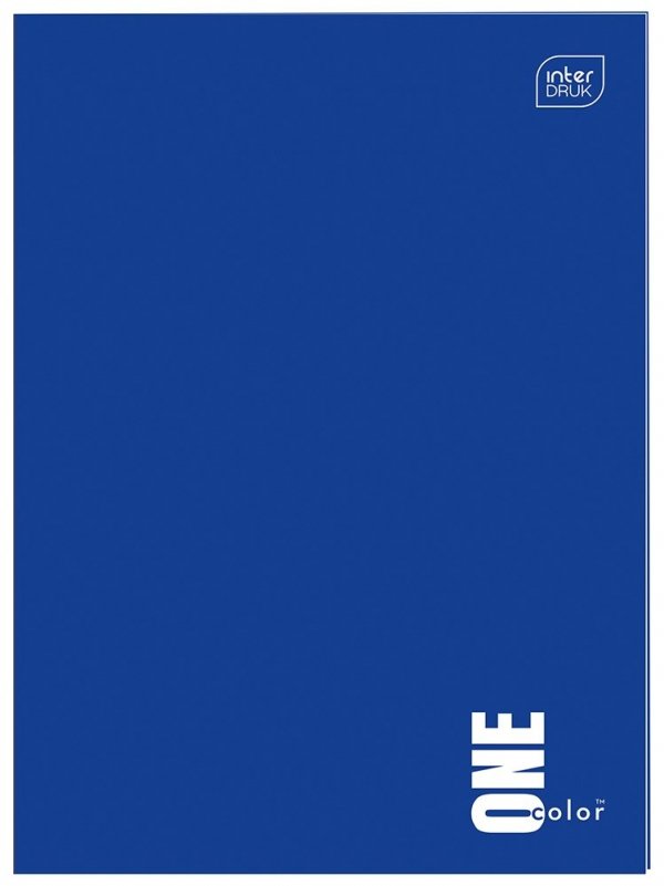 Zeszyt A4 80 kartek w kratkę ONE COLOR Niebieski (47445)